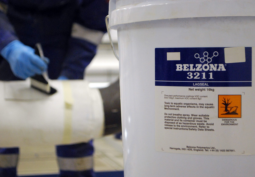 贝尔佐纳(Belzona®) 3211 Lagseal—无缝弹性隔热涂层