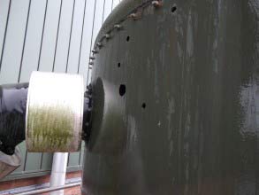 Perforacje zbiornika buforowego szlamu